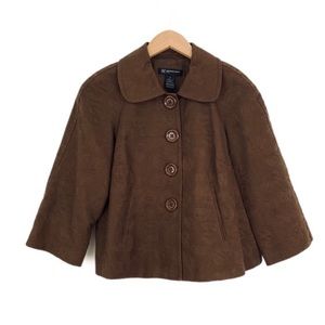 Button Cape-Style Jacket